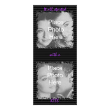 Modèle de fiançailles de photo invitations