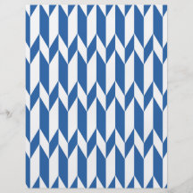 Modèle de graphique d'abrégé sur blanc et bleu mar prospectus personnalisés