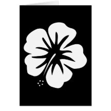 Modèle de ketmie cartes de vœux