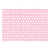 Modèle de pois rose et blanc modèles de cartes de visite