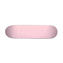 Modèle de pois rose et blanc plateau de skate