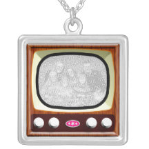 modèle de télévision de les années 50 collier