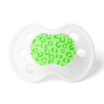 Modèle d'empreinte de léopard de vert de chaux tétines