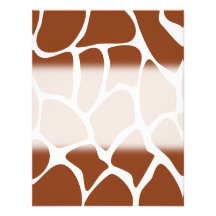Modèle d'impression de girafe de Brown Cartons D'invitation