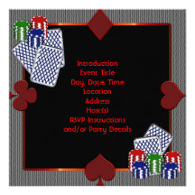 Modèle d'invitation de partie de tisonnier