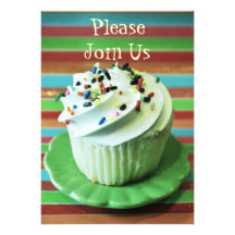 Modèle d'invitation de petit gâteau