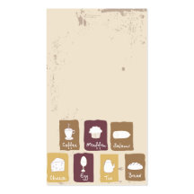 modèle élégant de carte de visite de restaurant et