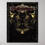 Modèle foncé d'affiche de Halloween