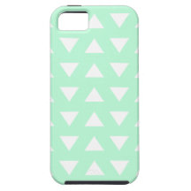 Modèle géométrique vert et blanc en bon état coque iPhone 5 Case-Mate