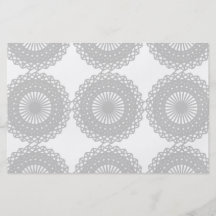 Modèle gris de conception de dentelle prospectus