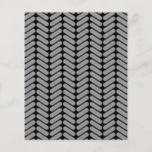 Modèle gris et noir de Chevron Prospectus Customisé