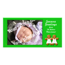 Modèle lesbien de carte photo de biscuits de pain  photocarte customisée