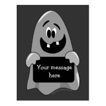 Modèle maladroit de conception de Halloween de fan Cartes Postales