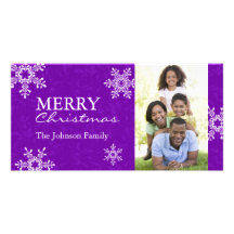 Modèle moderne de carte photo de Noël Cartes De Vœux Avec Photo