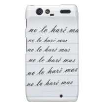 Modèle Motorola Droi de Droid Razr QPC - customisé Coque Motorola Droid RAZR