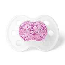 Modèle nautique d'ancre de rockabilly rose tétines