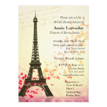 Modèle orienté de faire-part de mariage de Paris