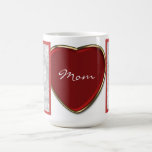 Modèle personnalisé de tasse de photo de coeur