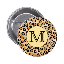 Modèle personnalisé d'empreinte de léopard de mono pin's avec agrafe