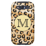 Modèle personnalisé d'empreinte de léopard de mono coque galaxy SIII