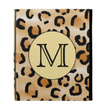 Modèle personnalisé d'empreinte de léopard de mono coque iPad