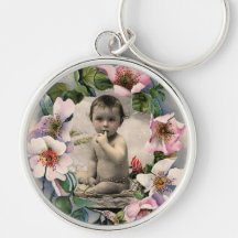 MODÈLE PHOTO SAUVAGE DE ROSES PORTE-CLÉ