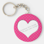 Modèle "rose avec des fleurs " porte-clef