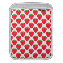 Modèle rouge de fraise poches iPad