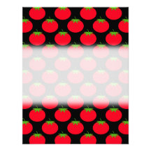 Modèle rouge de tomate invitation