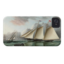 Mohawk de schooner outre de phare de crochet de Sa Coques iPhone 4 Case-Mate