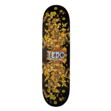 Moine brûlant de YEBO Plateaux De Planche À Roulettes