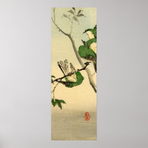 Moineaux verts no.1 posters