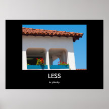 Moins est affiche de Demotivational d'abondance