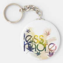Moins est plus porte-clef