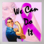 Mois de conscience de cancer du sein, Rosie le riv Affiches