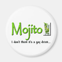 Mojito : Pas une boisson gaie… ? Aimants Pour Réfrigérateur