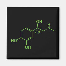 Molécule d'adrénaline magnets