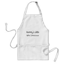 Mommys peu de connaisseur de vin tabliers
