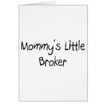 Mommys peu de courtier carte de vœux