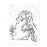 Mon ami le loup cartes postales