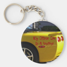 Mon autre voiture est un Vette ! Porte-clés