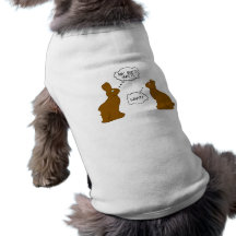 Mon bout blesse des lapins de | Pâques Vêtements Pour Chien