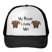 Mon boxeur m'aime ! casquette de camionneur