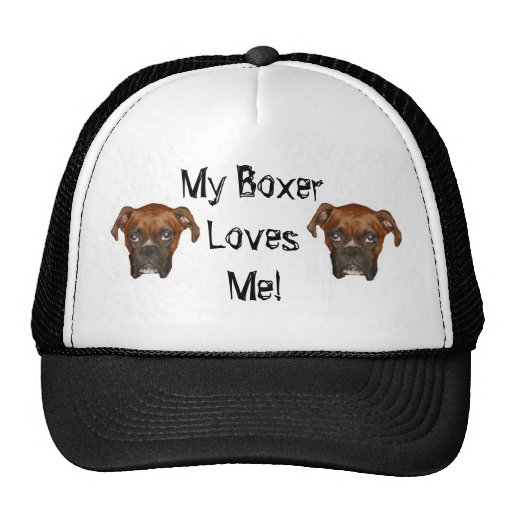 Mon boxeur m'aime ! casquette de camionneur