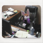 Mon bureau malpropre tapis de souris