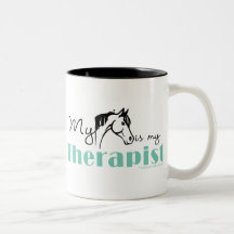 Mon cheval est mon thérapeute mugs