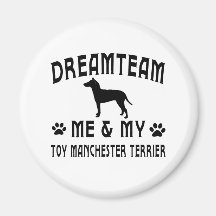 Mon chien de Manchester Terrier de jouet Aimants