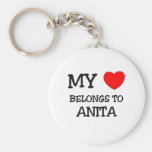 Mon coeur appartient à ANITA Porte-clefs