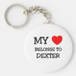 Mon coeur appartient à Dexter Porte-clé