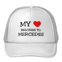 Mon coeur appartient à MERCEDES Casquettes